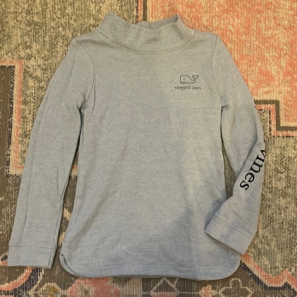 Vineyard Vines Whale Blue Long Sleeve Sweatshirt Tee - Picture 1 of 5
